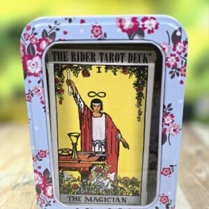 The Rider Tarot Deck with Metal Case