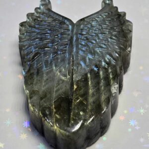 Labradorite Angel Wings Palm Crystal