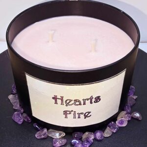 Pink’s Apothecary Crystal Candle "Heart's Fire" 8oz.